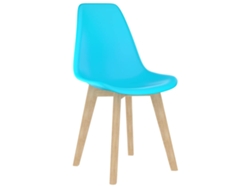 Maison Exclusive - Sillas De Comedor 6 Unidades Plástico Azul