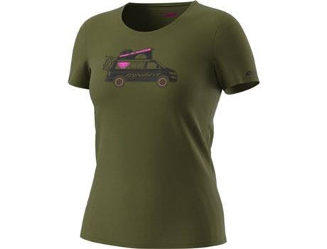 Camiseta de Mujer DYNAFIT Graphic Verde (DE 36)