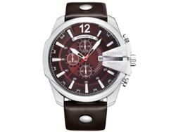 Reloj De Negocios Para Hombre, Reloj De Cuarzo Informal Con Correa De Cuero, Reloj De Pulsera Para Hombre