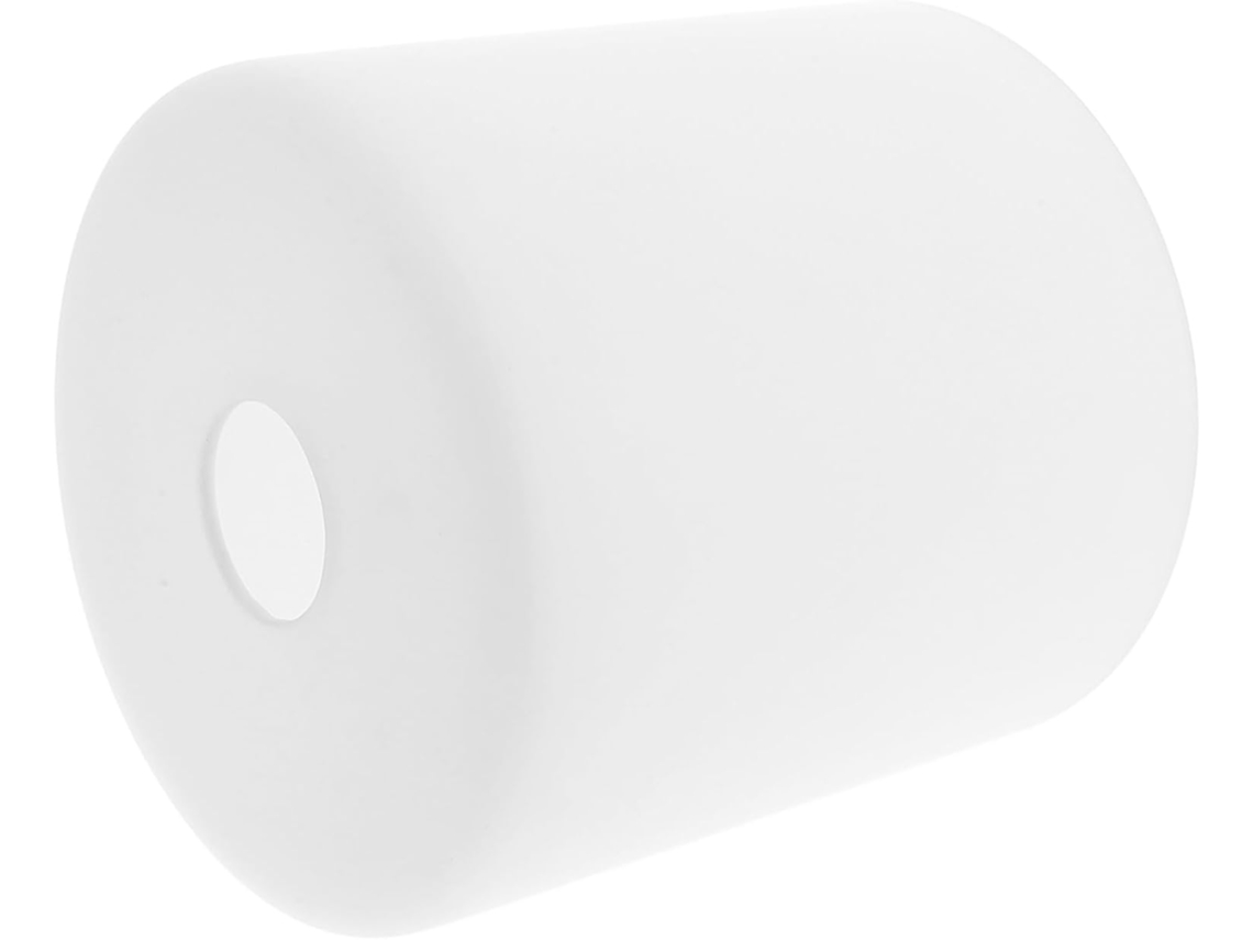 Difusor De Luz Suave Cilíndrico De Vidrio Blanco Mate A Prueba De Golpes Para Lámpara De Mesilla De Noche O Araña De Pared