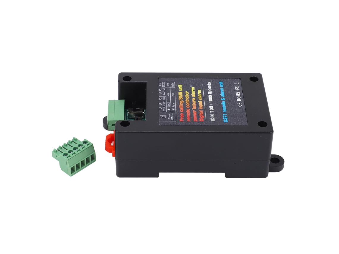 Controlador De Acesso Porta Dn371 Com Gsm 2g Controle Remoto Alarme Power On Off