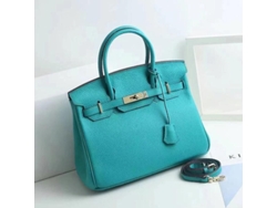 2026-bolso De Cuero De Primera Capa Para Damas Birkin Kelly Tote Commuter Cruzado Tamaño Mediano Lychee Textura Suave