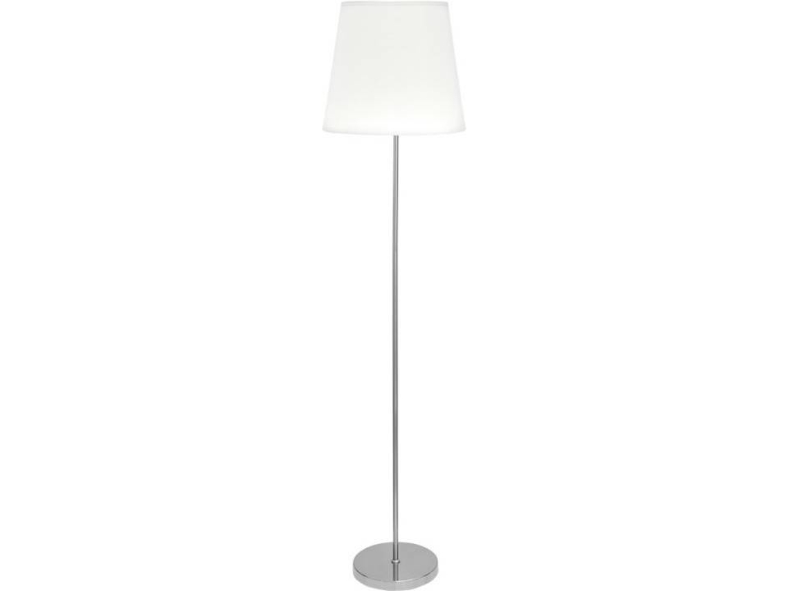 Lámpara de Pie FABRILAMP Maldivas (Blanco - Metal, Tejido - 175x40 cm)
