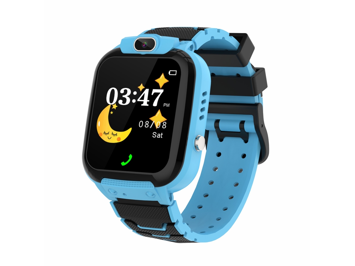 Reloj Inteligente Para Niños (música Y Cámara) ande Online X21 Tarjeta De Inserción Grabación De Video Juego Ip65 Impermeable Azul