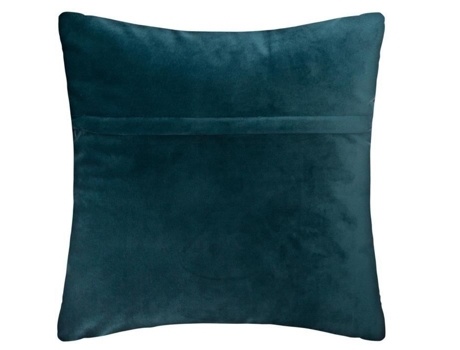 Cojín Emb Dolce Terciopelo 40 X 40 Cm Azul Pato ATMOSPHERA