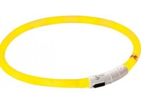 Collar para Perros y Gatos KERBL Impermeable (Amarillo - 55cm - L - Porte Grande)