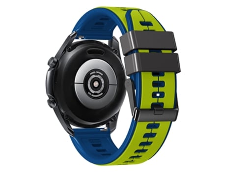 Correa de Silicona dos colores 22mm para Huawei Watch Buds/GT 3 SE/GT 3 Pro 46mm - cal/azul