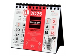 Calendario de Sobremesa FINOCAM Papel 11 x 11 cm 2025