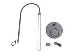 Lámpara De Mesa Led Plegable Con Brillo Ajustable, 3 Temperaturas De Color (3000k-6000k), Base Pesada Para Belleza Y Lectura, Enchufe Usb.