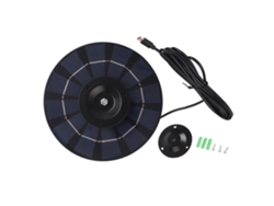 Cargador De Batería Con Panel Solar De 5 W Con Cable Exterior De 3 M, Silicio Monocristalino, Portátil.