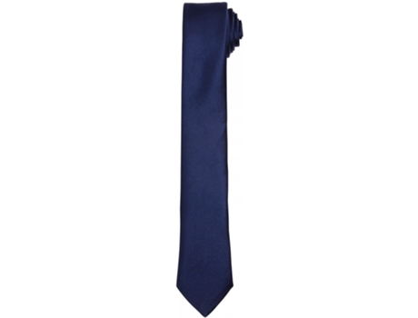Corbata de Hombre PREMIER Fina Azul (Talla Única)