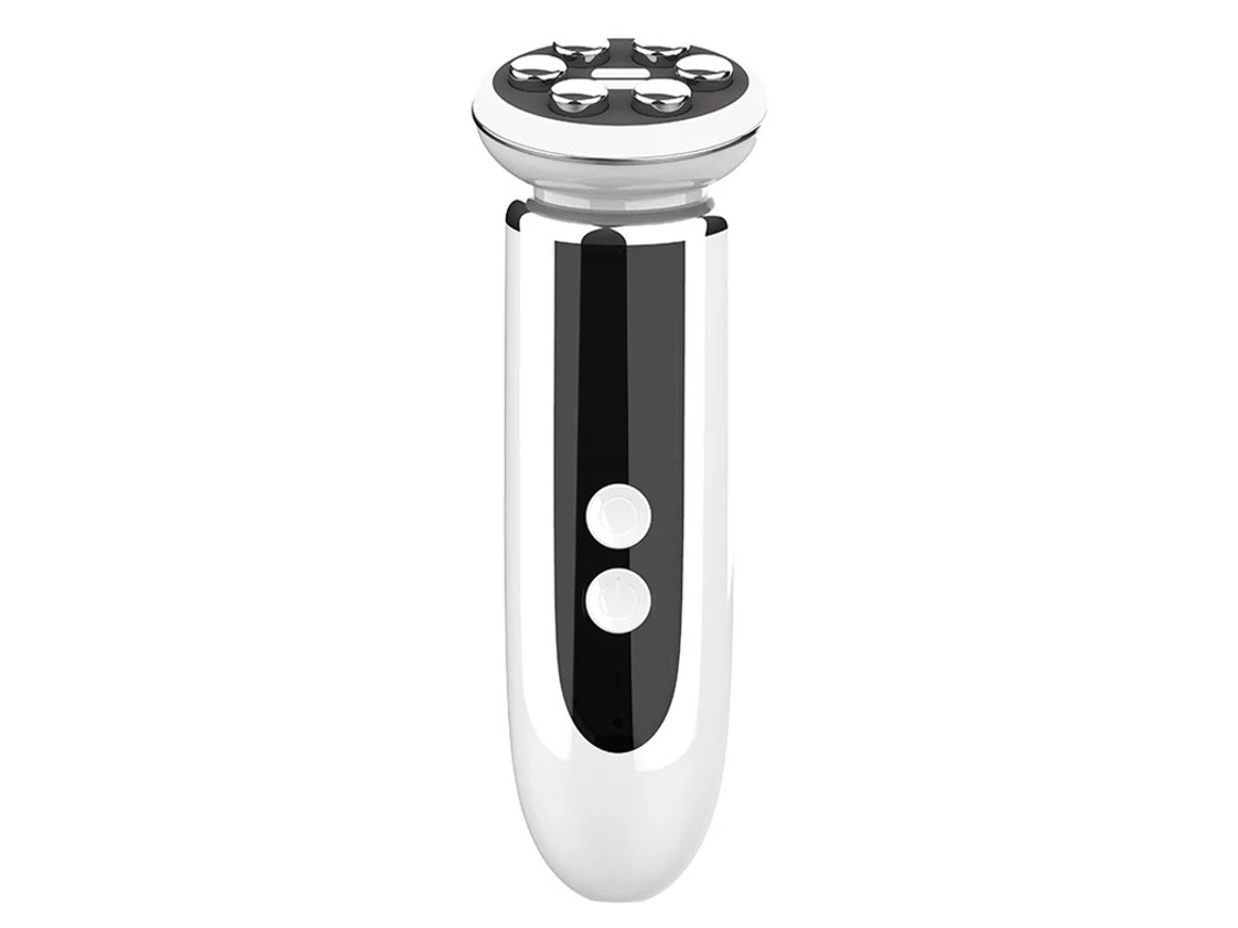 Dispositivo de radiofrecuencia para el cuidado facial, masajeador facial y corporal, instrumento de belleza blanco Yizhood