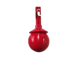 Punta De Bastón Enrollable Para Personas Ciegas, Bola Roja, Accesorio De Repuesto De Aleación De Aluminio