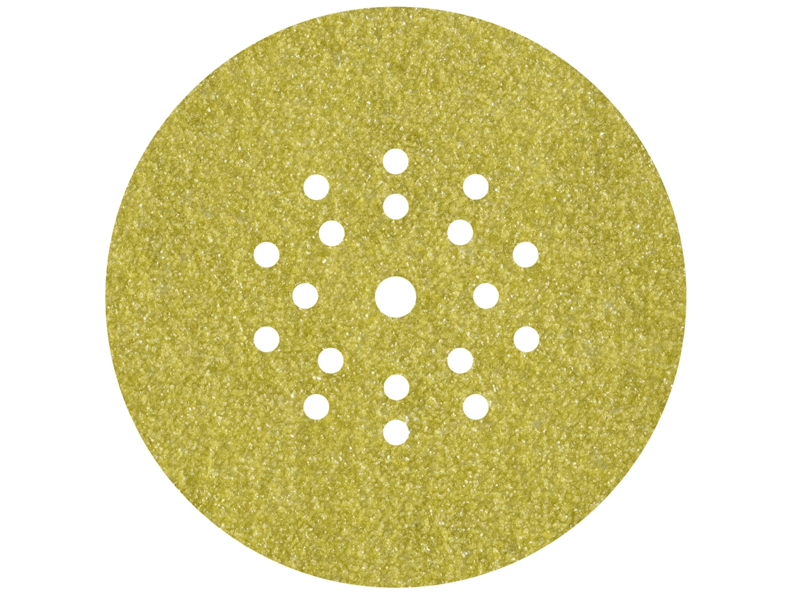 Wolfcraft 5634000 - 5 Discos Adhesivos De Lijar Grano Fino, Grano 120 Ø225 Mm