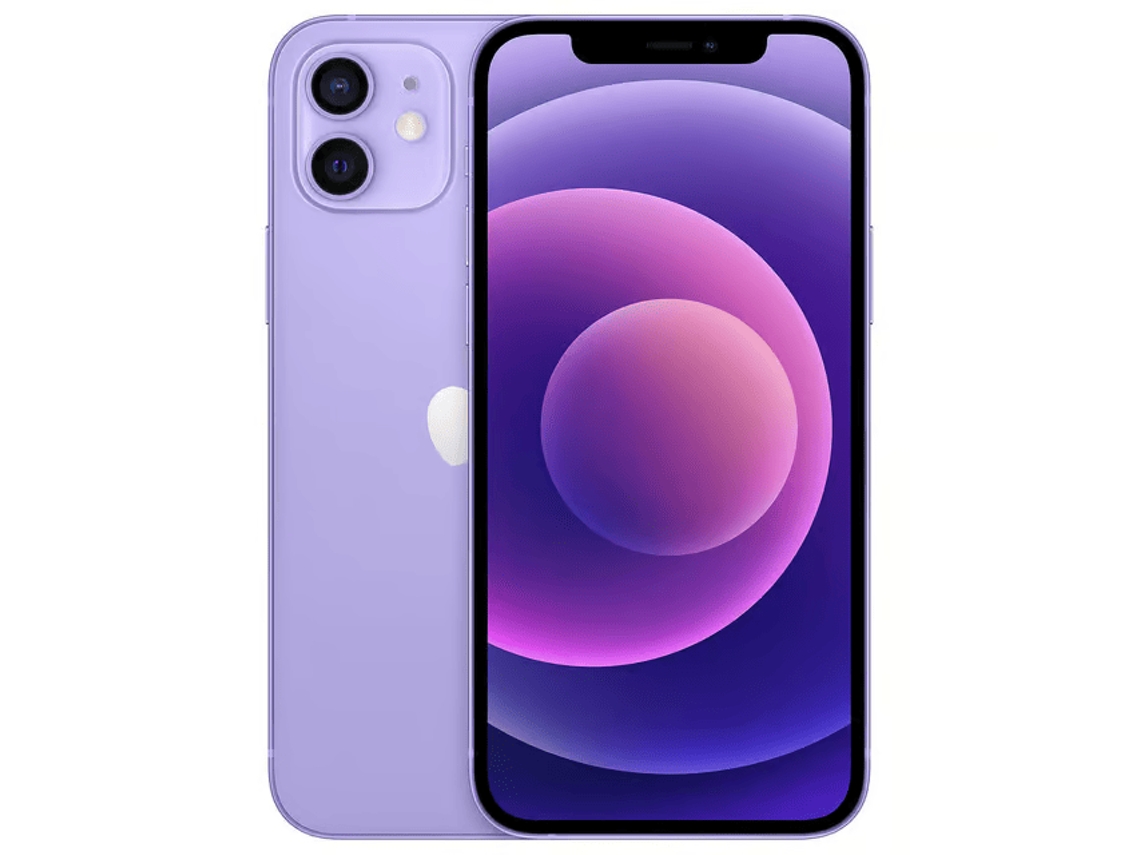 iPhone 12 APPLE (Reacondicionado Como Nuevo - 256 GB - Malva)