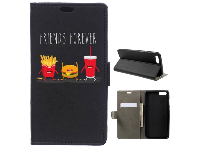 Funda Xiaomi Mi 6 Plus BECOOL Menú de Hamburguesa Multicolor
