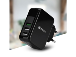 Cargador Móvil (carga Rápida Qc3.0, 3 Salidas Usb) Cargador Móvil Qualcomm Qc3.0 Con 3 Salidas Usb