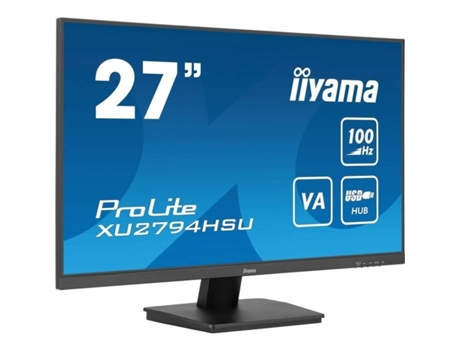 Monitor IIYAMA Prolite XU2794HSU-B6 (Negro - Full HD - 27 - VA - AMD FreeSync - Flicker free - 1 ms)