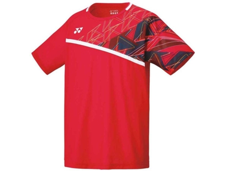 Camiseta de Hombre YONEX Crew Neck Tenis Rojo (XL)