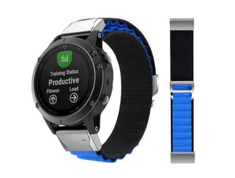 Correa Alpine G-Hook Ajustable Garmin Tactix 7 Pro Ballistics Edition Negro y Azul
