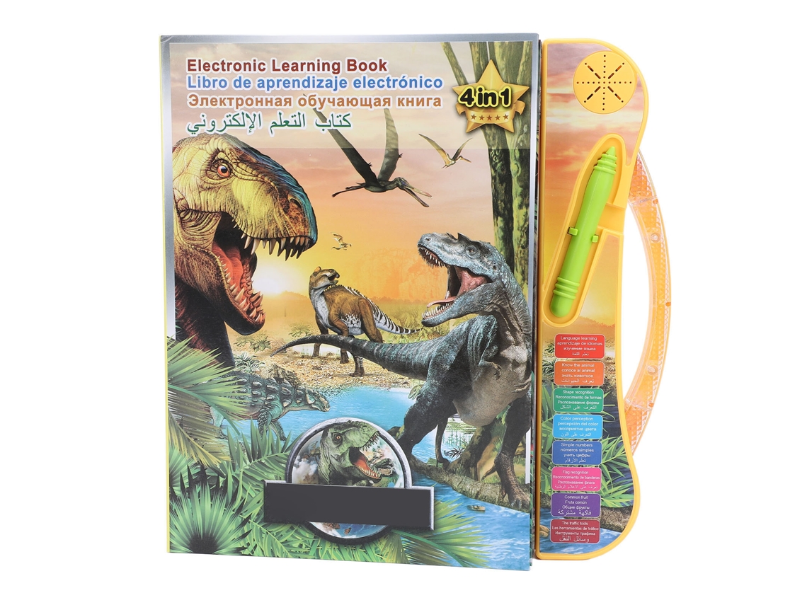 2026-libro De Aprendizaje Electrónico Interactivo Con Sonidos Y Dibujos Animados Para Bebés Mayores De 3 Años Regalo