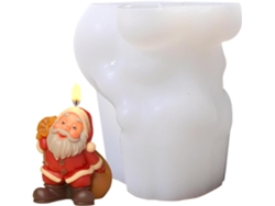Molde Navideño - Molde Decorativo Para Papá Noel, De Resina Y Hormigón, Ideal Para Manualidades, Fiestas Y Acción De Gracias.