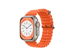 Correa De Silicona Ocean Waves Para Apple Watch Ultra 2 - Naranja