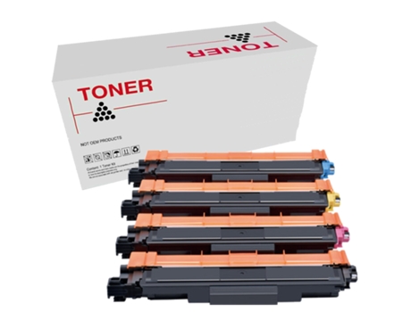Pack 4 Tóners Compatibles Brother TN247/TN243 TN-247Bk TN247C TN247M TN247Y
