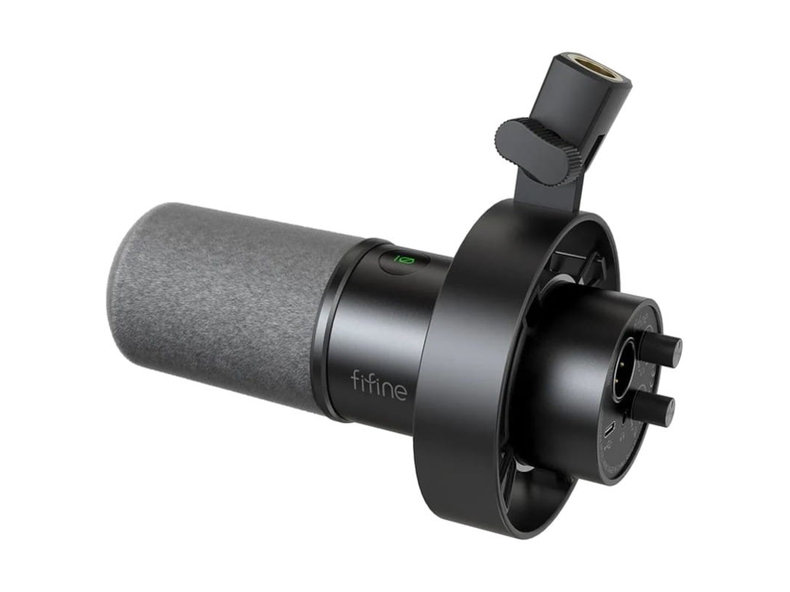 FIFINE K688 Micrófono USB Dinámico Negro para Grabación y Streaming en PC