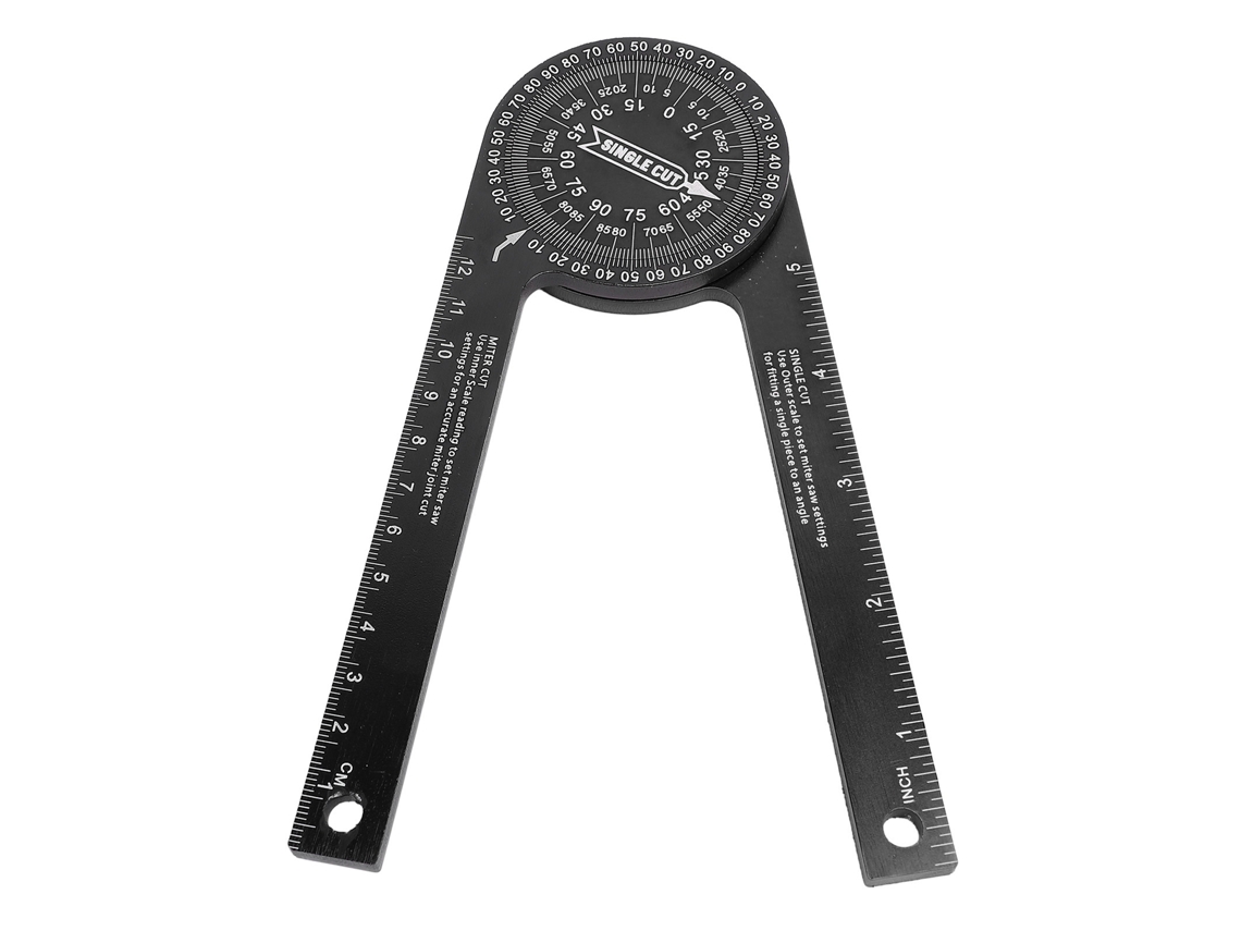 Calibrador De Ángulo Horizontal De 360 Grados, Localizador De Corte, Herramienta De Medición Para Carpintería Y Aluminio.