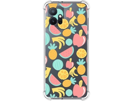 Carcasa para Vivo Y55 5G TUMUNDOSMARTPHONE Dibujos Antigolpes Frutas 02 Multicolor