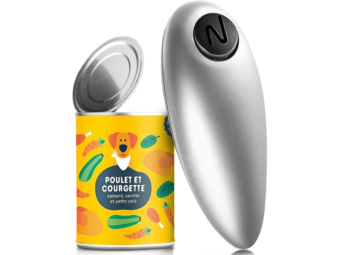 Abrelatas eléctrico, abrelatas manos libres, abre fácilmente latas de cualquier tamaño, utensilio de cocina. Nostalgia88
