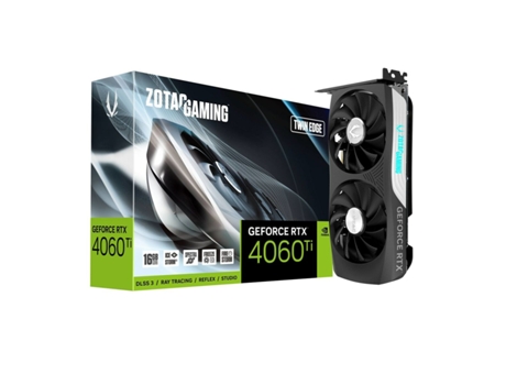 Tarjeta Gráfica ZOTAC Geforce Rtx 4060 Ti 16 Gb Gddr6 Geforce Rtx 4060 Ti 16 Gb Ram