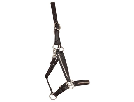 Cabezada de cuero para caballos T de T Clincher