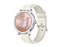 Reloj inteligente Yizhood con pantalla AMOLED grande de 1,32 pulgadas, resistente al agua IP67 y múltiples modos de ejercicio (blanco)