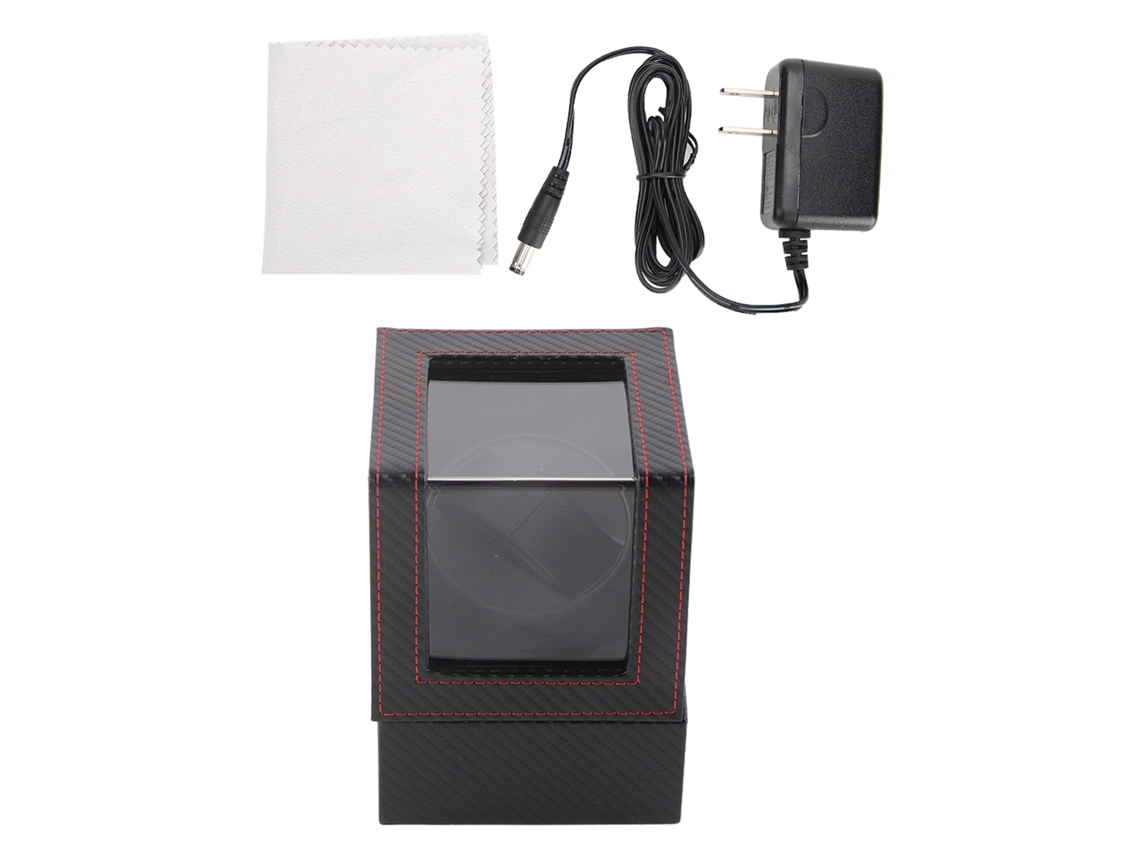 Caja De Cuerda Automática Para Reloj Mecánico, Fibra De Carbono, Expositor De Almacenamiento