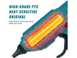 Pistolet À Colle Thermofusible Sans Fil, Fait La Main, Recargable, Électrique