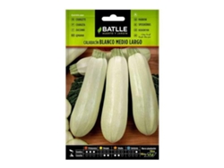 Semillas de calabacín blanco mediano largo BATLLE