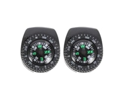 Rebe-2 Brújulas Desmontables Impermeables Portátiles Para Camping Y Supervivencia, Aplicables A Relojes