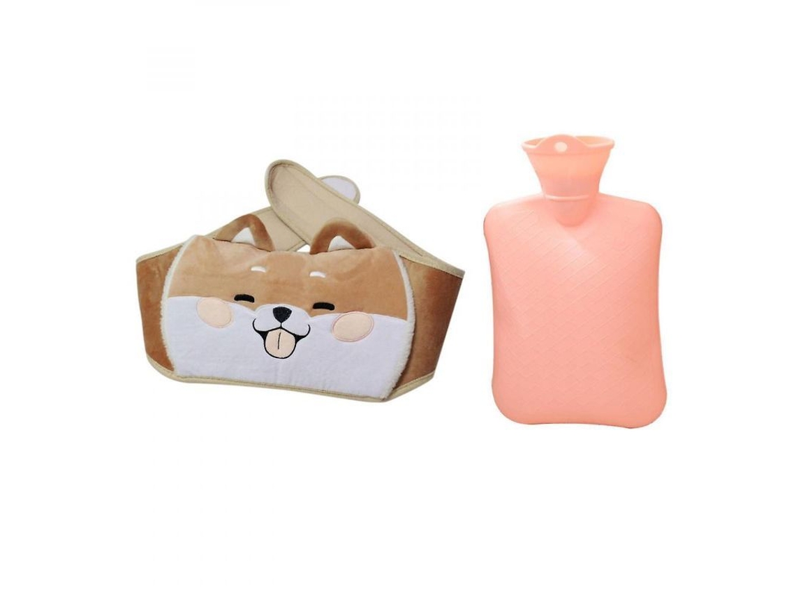 2026-15581-kit De Botella De Agua Caliente Con Cinturón De Shiba Inu Para Aliviar Dolores Y Calor