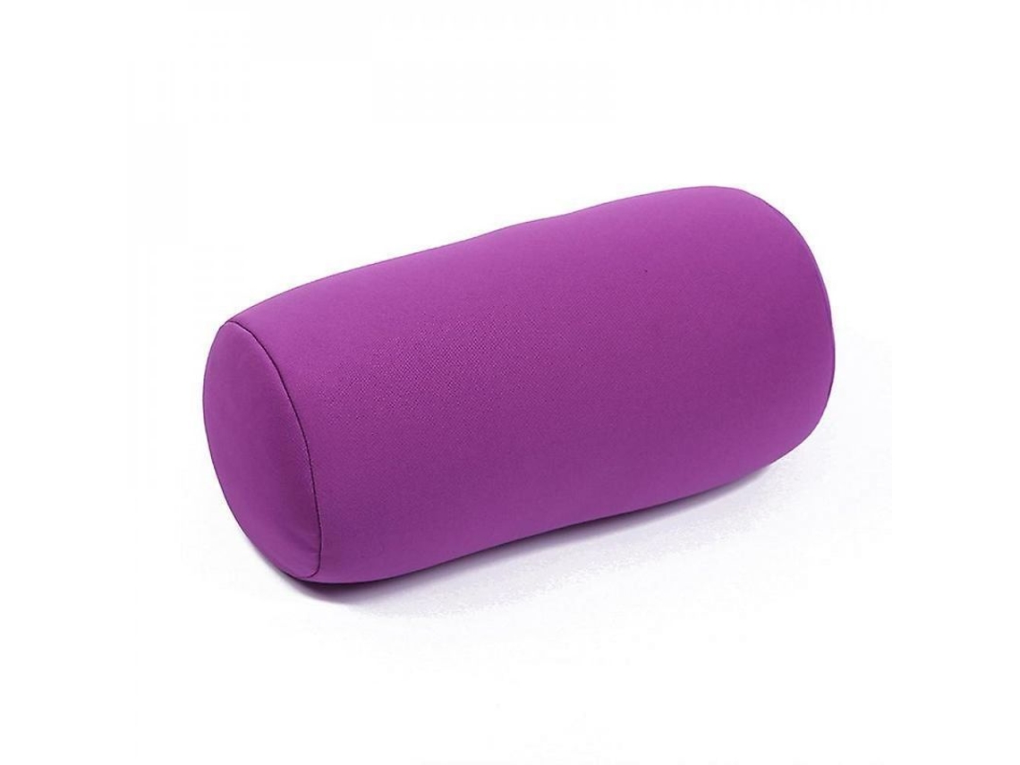 2026-3960-almohada Cilíndrica Multifuncional De Color Sólido Para Descanso Cómodo Y Portátil Púrpura