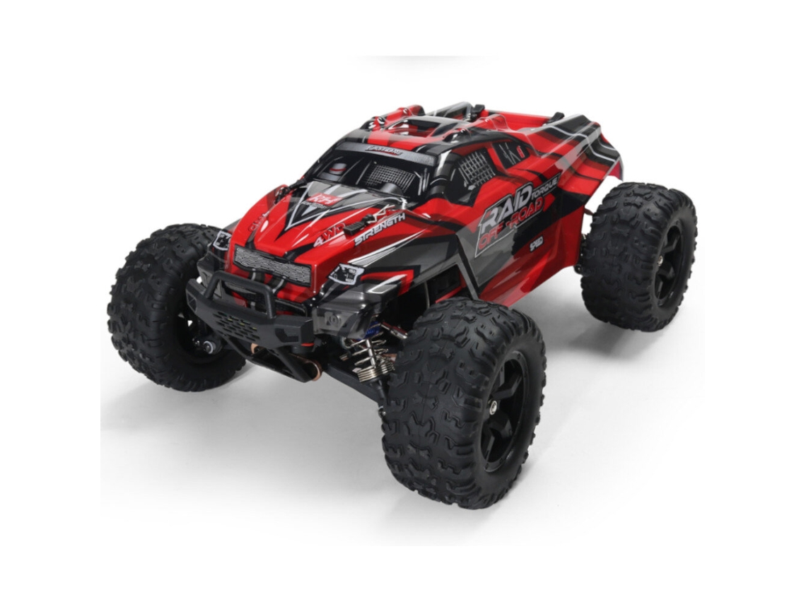Versión Verde Cepilladaremo Hobby 1431/1435 Rtr 1/14 2.4g 4wd 45/50km/h Monster Truck Chasis Metal Eje Transmisión Led Alta Velocidad Ultimate