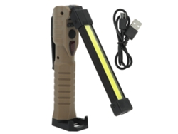 2026-linterna De Trabajo Led Cob Plegable Con 7 Modos Y Magneto, Batería 1200mah, Usb-c, Emergencia