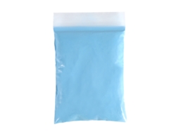 Polvo Fluorescente Azul Para Manualidades De Uñas Con Propiedades Luminiscentes Circulares.