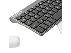 Mini Teclado Bluetooth 2.4g Con Panel Táctil, Portátil Y Ligero