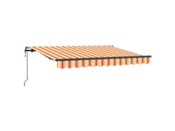 Toldo de vela - Toldo retráctil amarillo de 350 x 200 cm, tejido HARLANV1