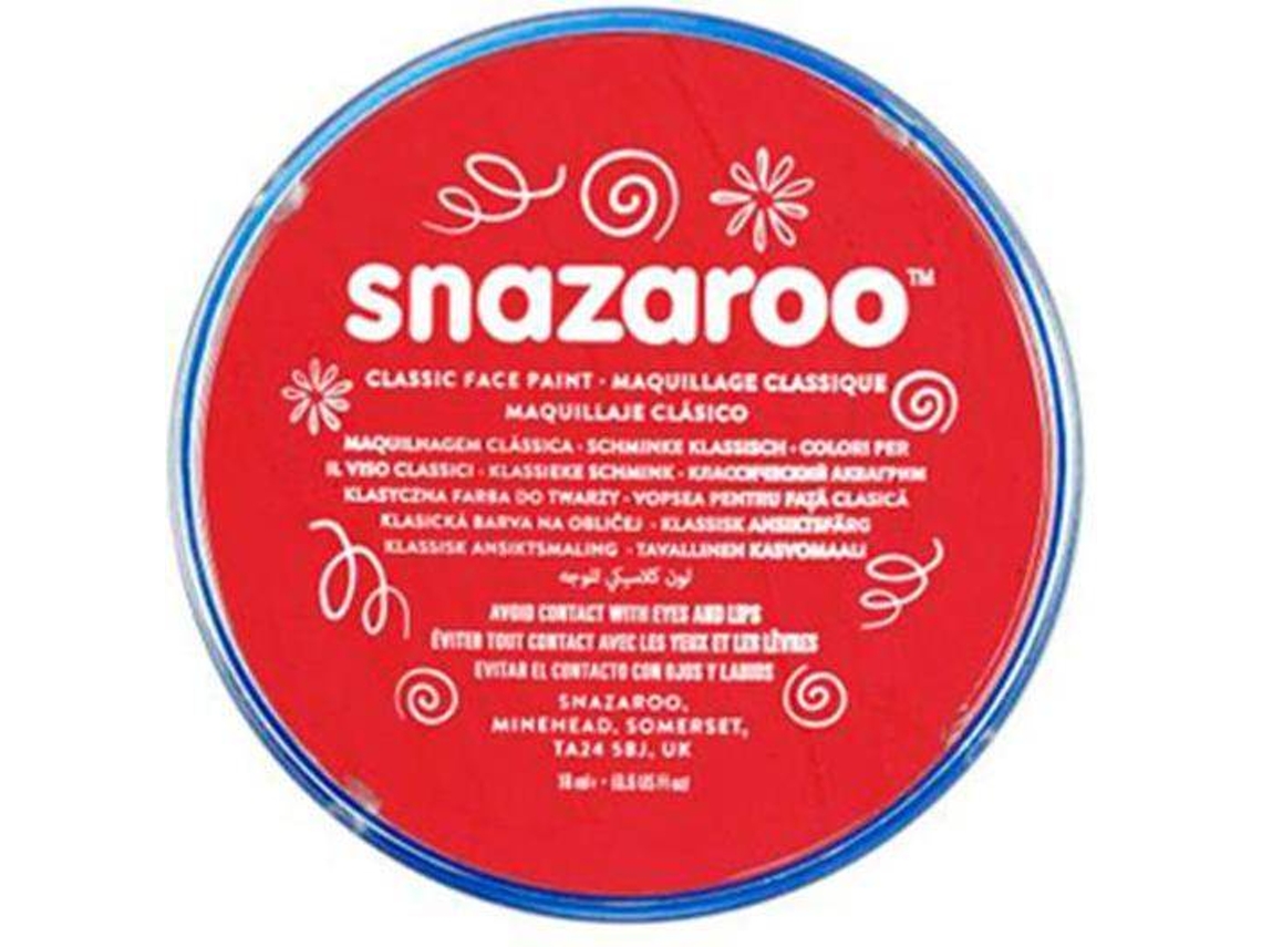 Pintura Facial SNAZAROO Vermelho (18 ml)