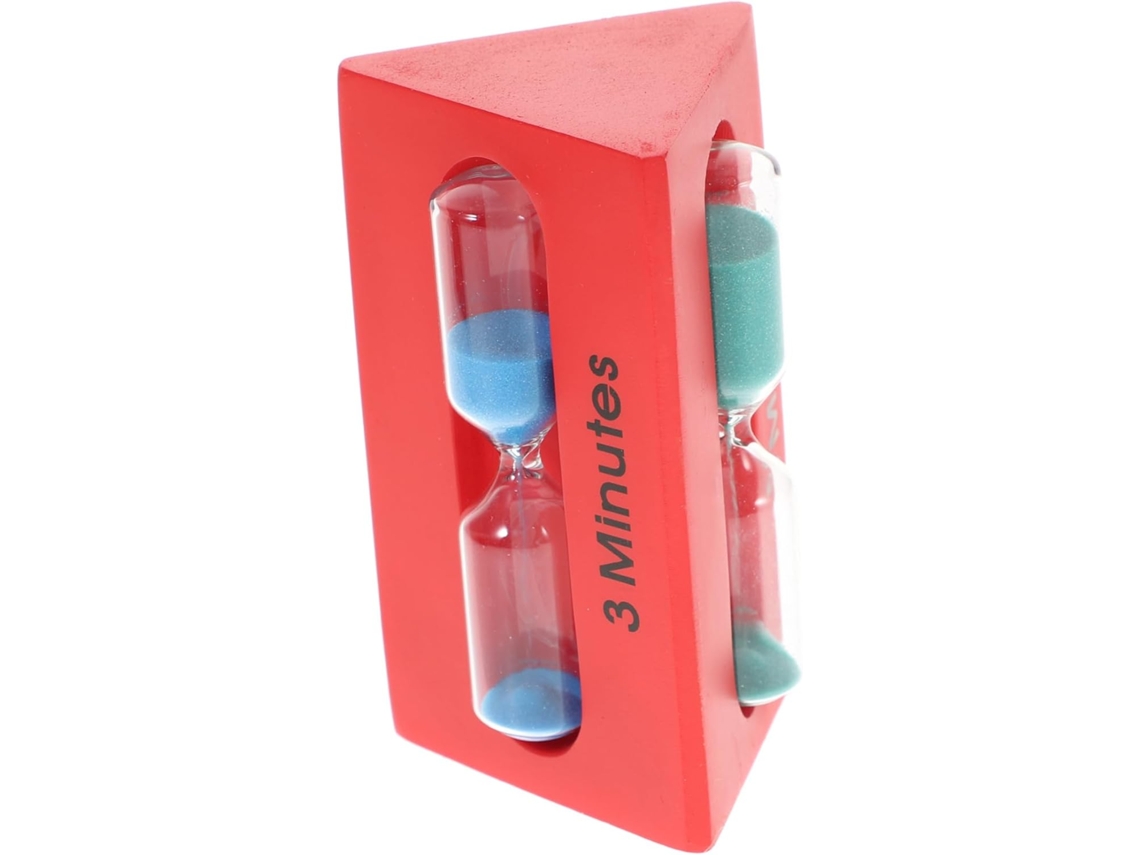 Temporizador multifuncional para cocinar huevos, madera y vidrio, Vayotoy