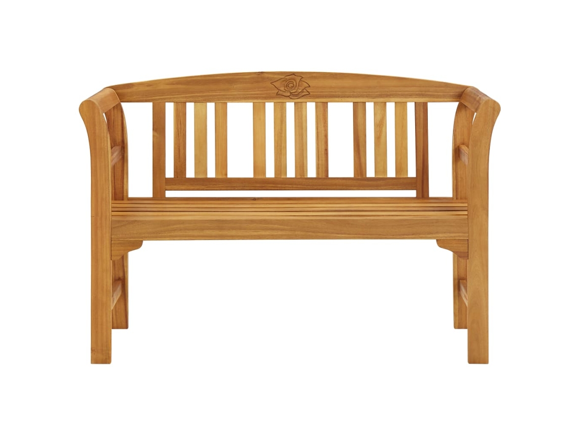 Maison Exclusive - Banco De Jardín Madera De Acacia Maciza 114 Cm