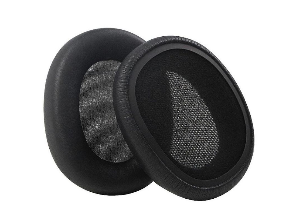 1 Par De Almohadillas Compatibles Con Los Auriculares Akg K371 De Piel Proteínica Negra.